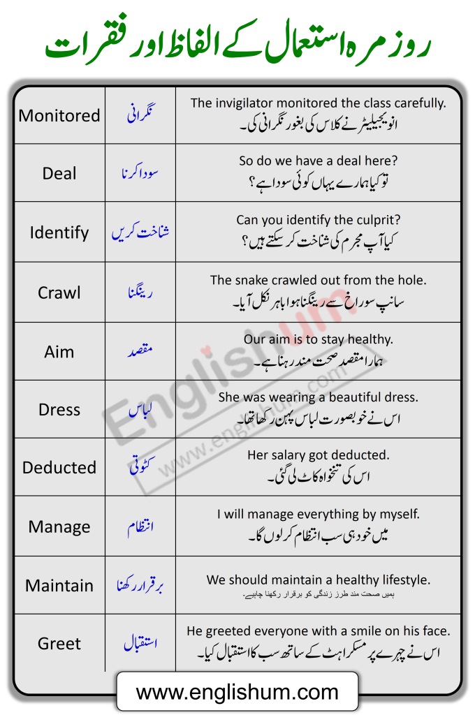 45 Action Verbs with Sentences