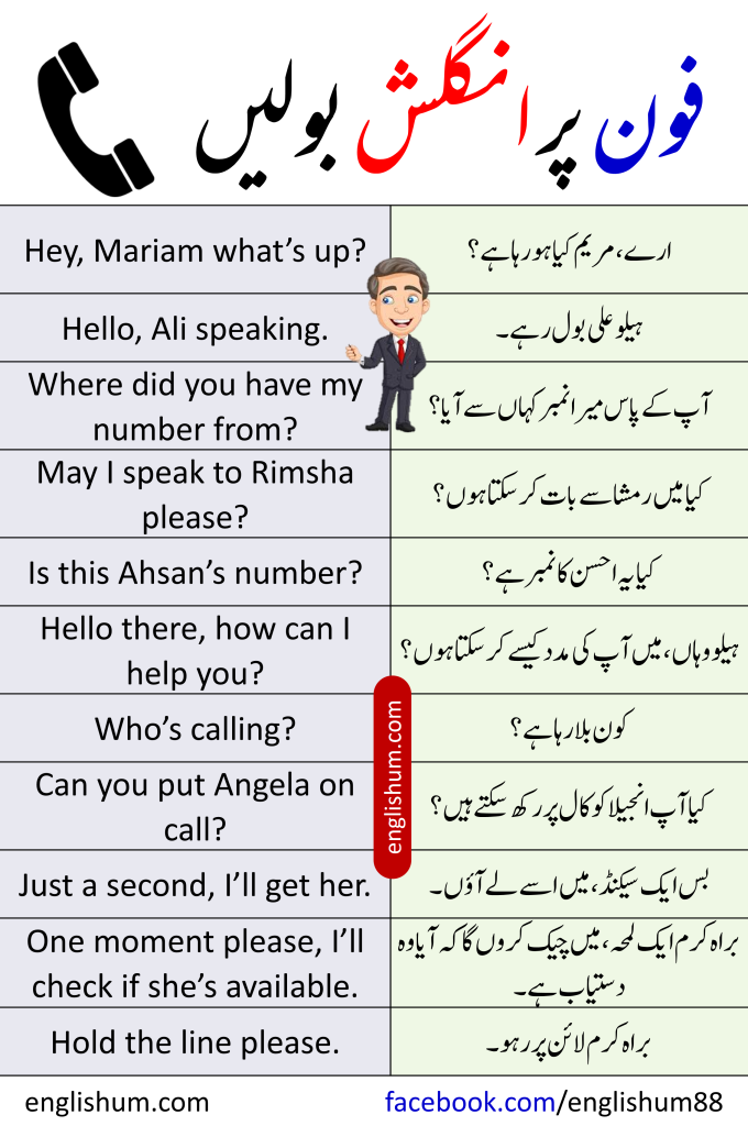 Speak English on Telephone